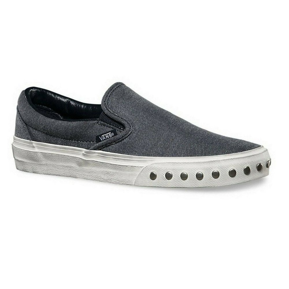 Vans Classic Slip On Overwashed Graphite Womens